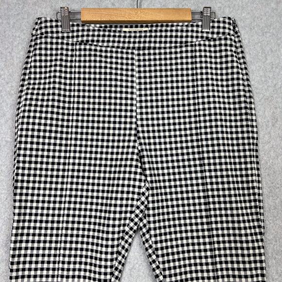 Scotch & Soda Pants Women's Size XL Aloha Hula Trouser High Rise Gingham Check - Picture 2 of 15
